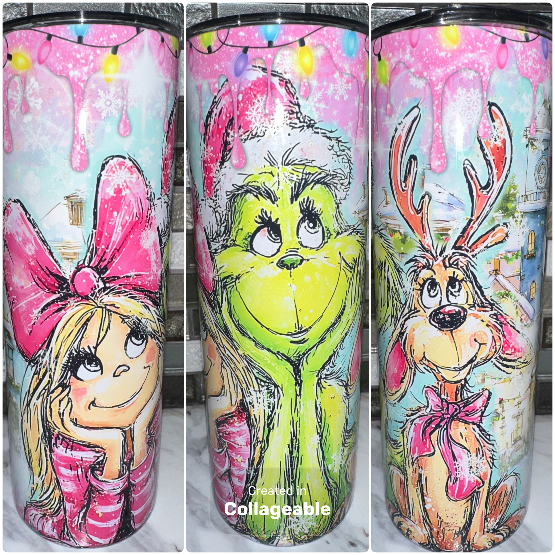 RTS- Grinch Tumbler