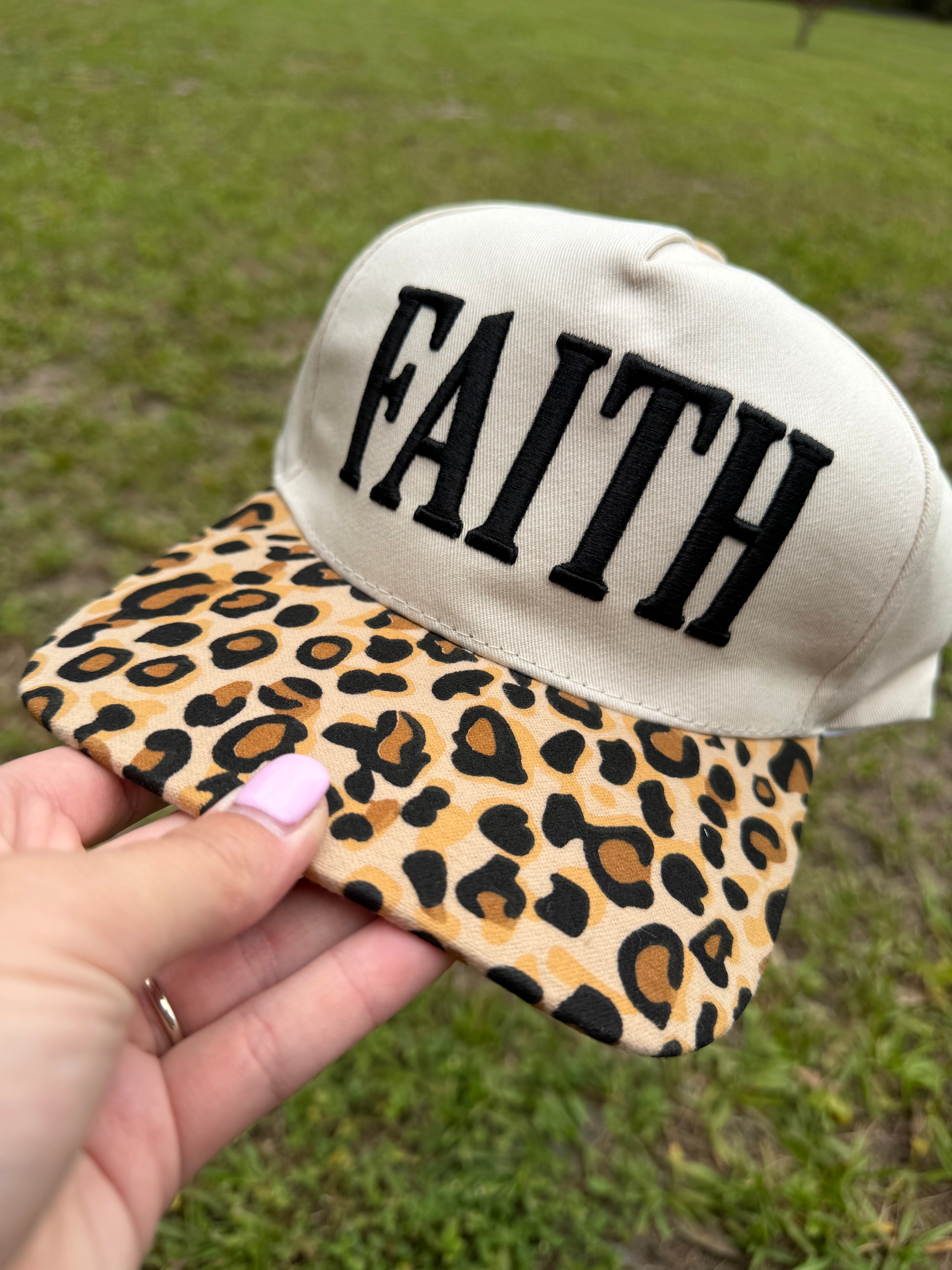 RTS- Faith- Leopard Hat