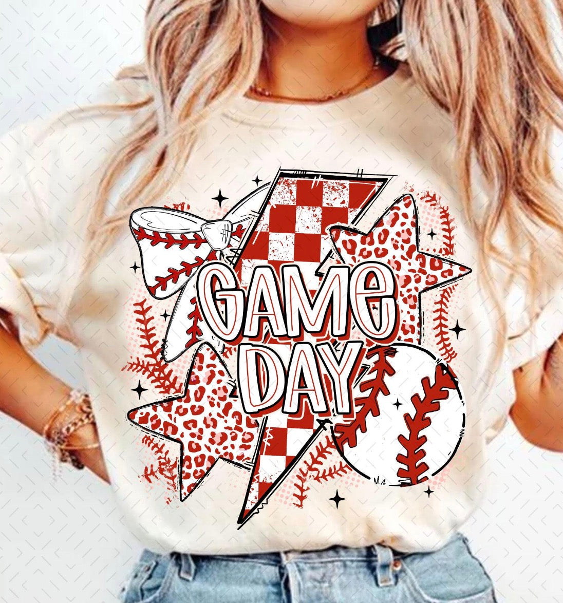 PREORDER- Game Day/Baseball T Shirt